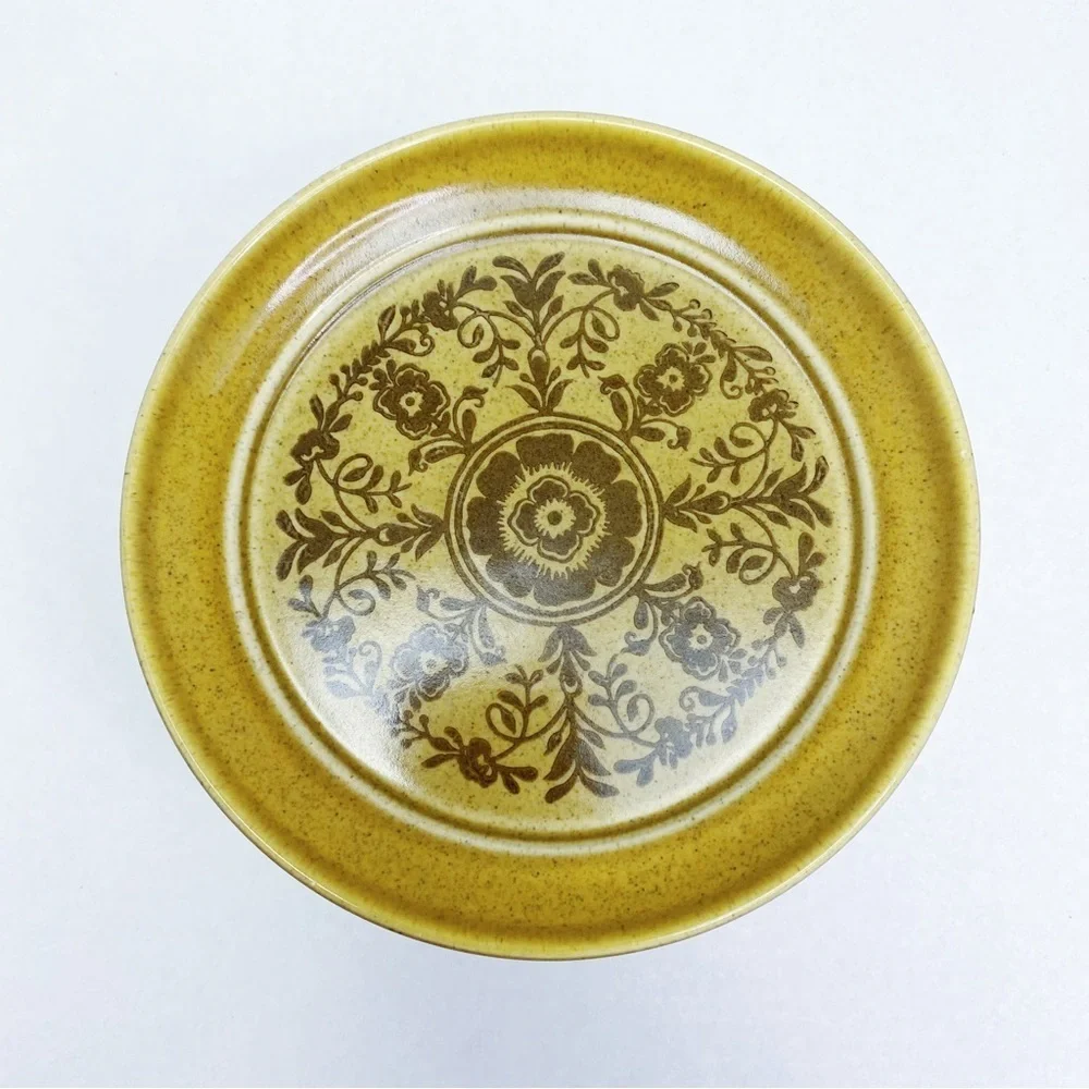 Vintage Set of 8 Homer Laughlin Small Suncrest Plates